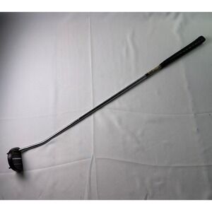 Jackpot Flat Top Golf Putter US Patent Chrome Steel Black Grip‎ Right Hand 35"